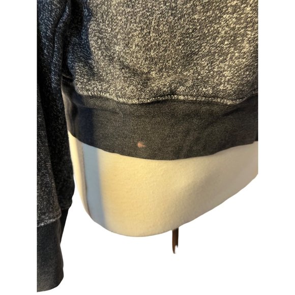 TNA Men's L funnel hoodie sweatshirt gray long sleeve stretch pop over - Picture 6 of 9